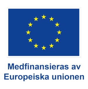 Logotyp med EU-flagga